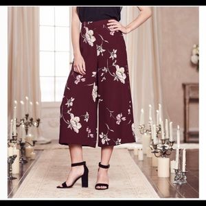 Lauren Conrad Cropped Wide Leg pant